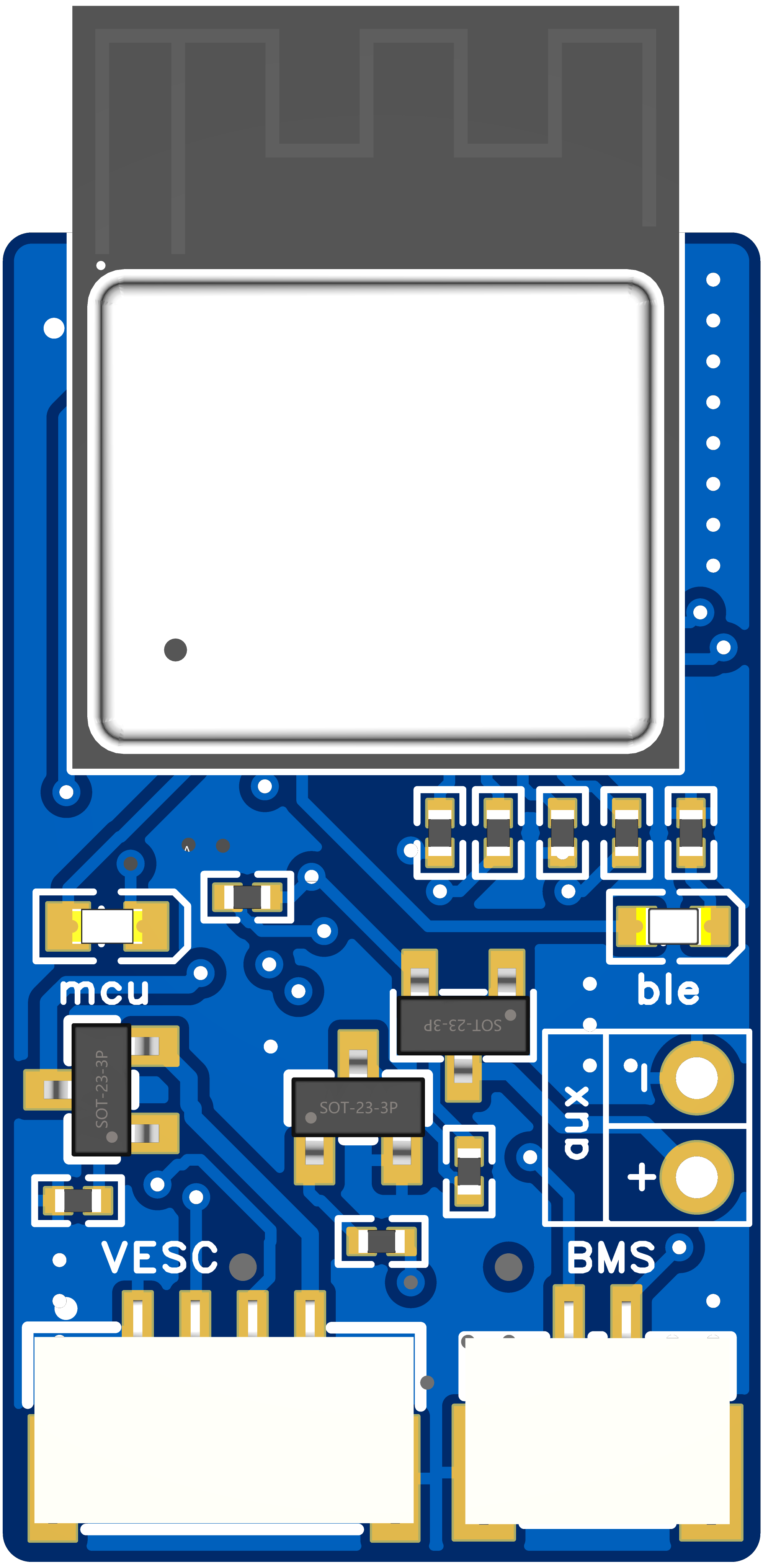 GB Receiver - Universal board-side receiver that bonds with all GB remotes. Features CAN bus, BMS integration, and auxiliary output.